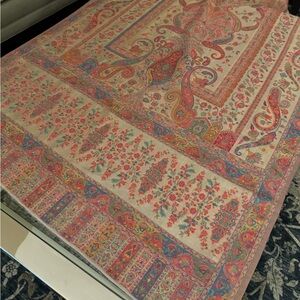 Colorful Paisley and Floral Patterned Rug
